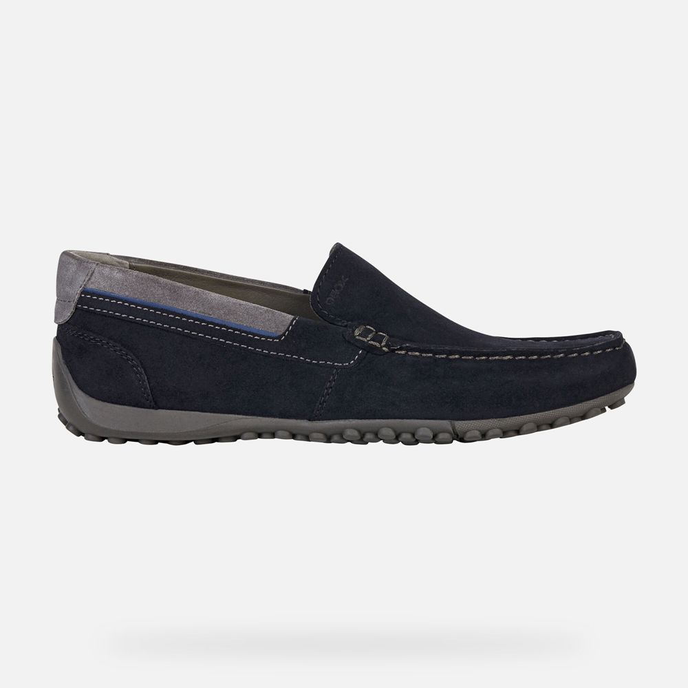 Geox Erkek Loafers Lacivert - Snake - ASN-120568